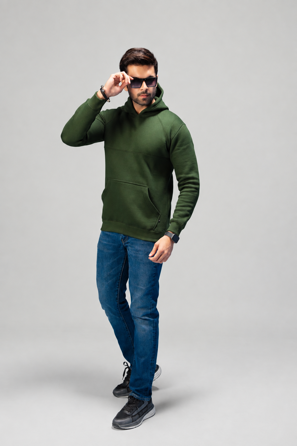 Moss Green Basic Hood