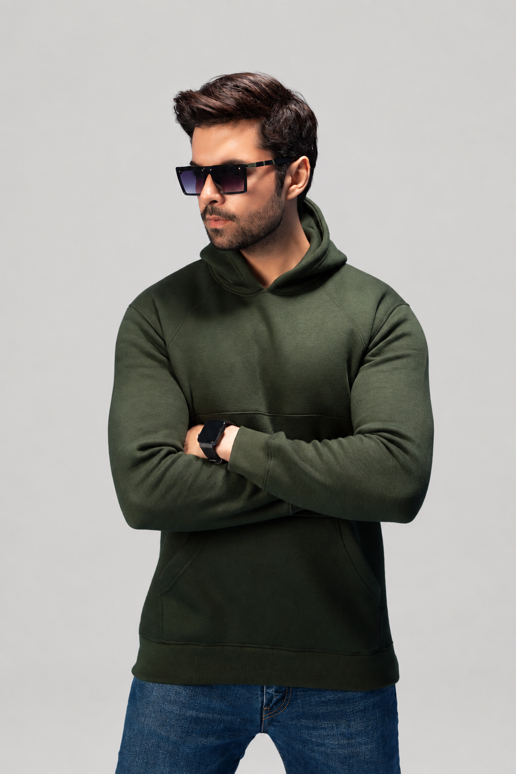 Moss Green Basic Hood