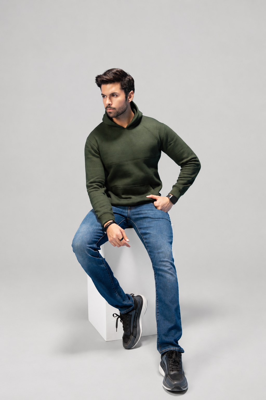 Moss Green Basic Hood