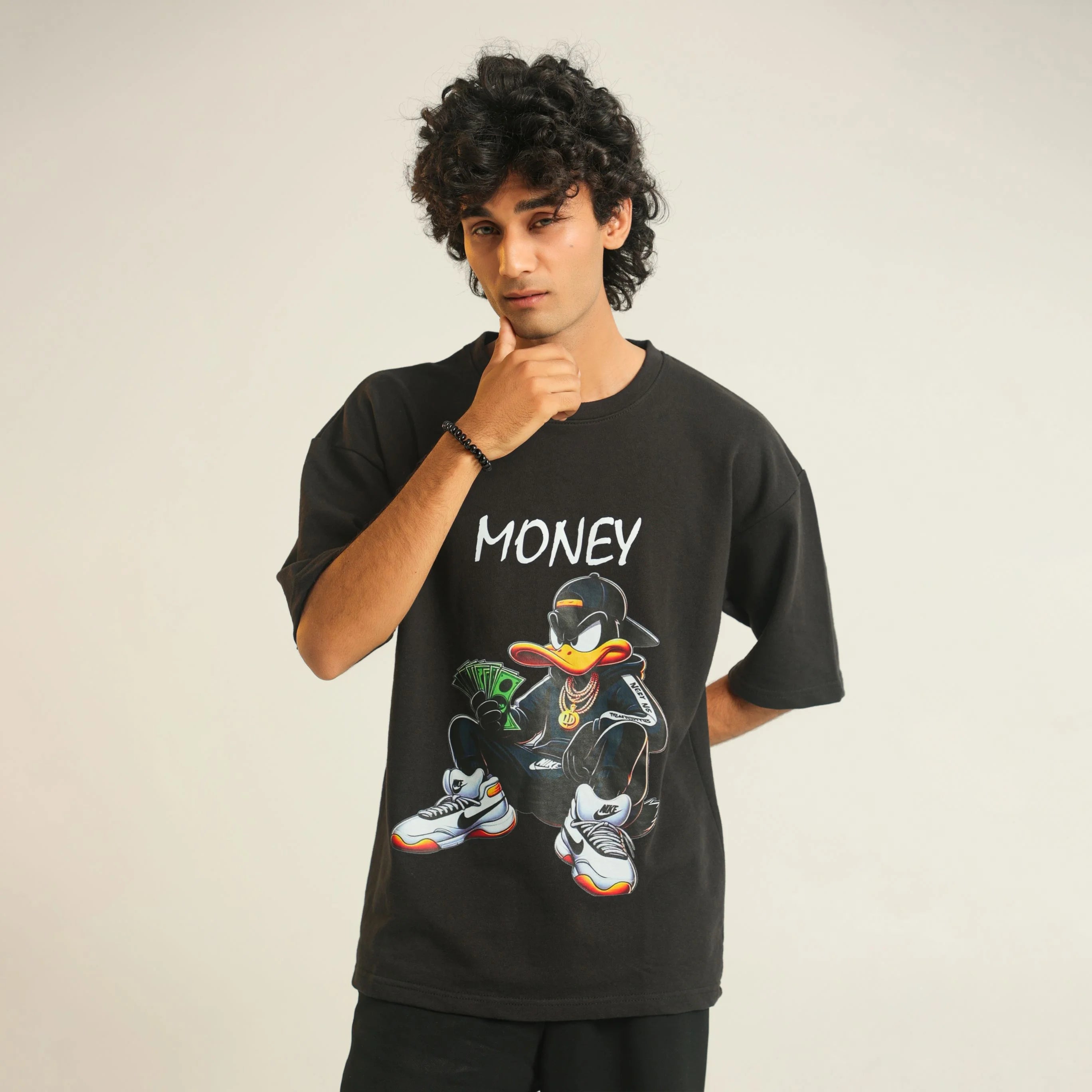 Onyx Drop Shoulder Tee