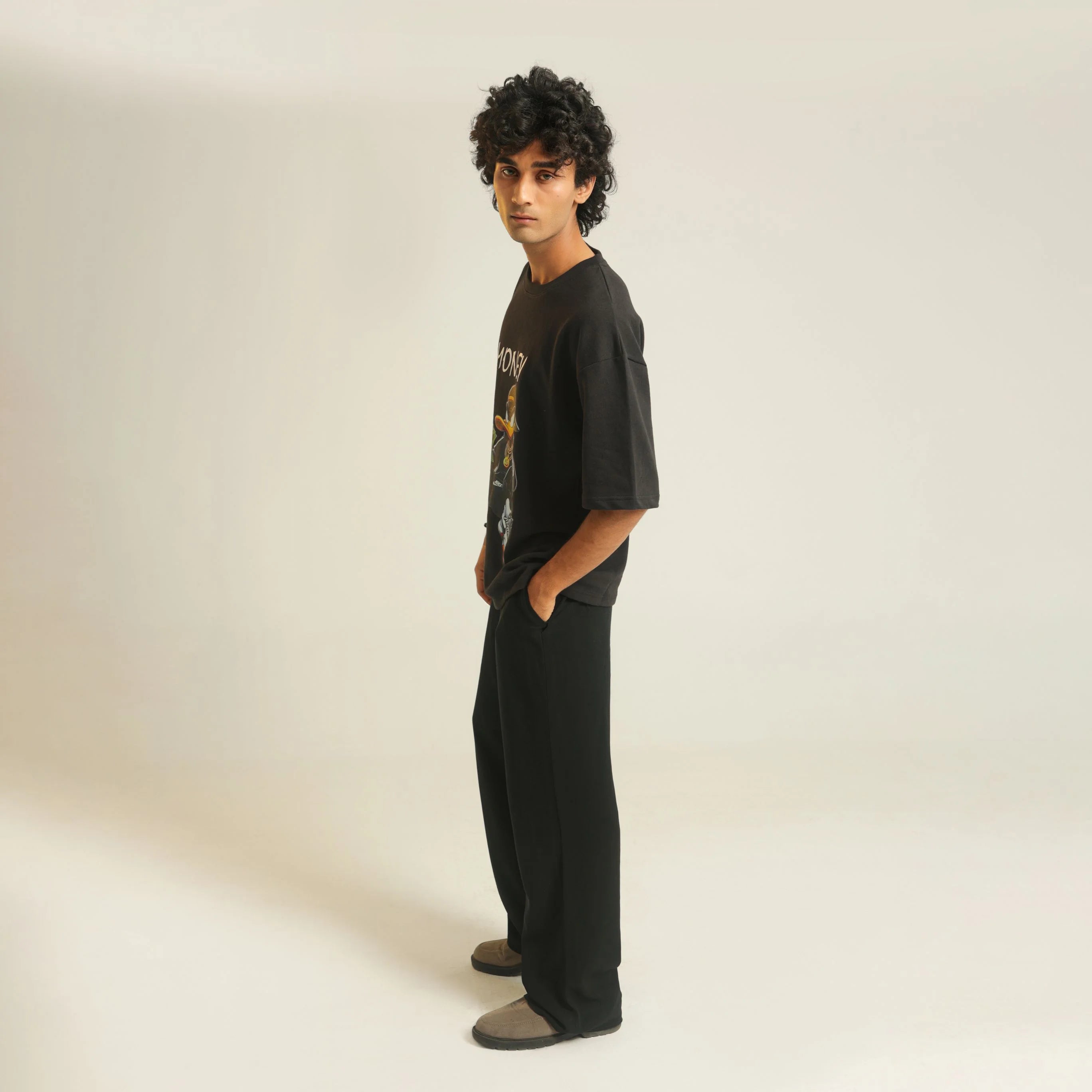 Onyx Drop Shoulder Tee