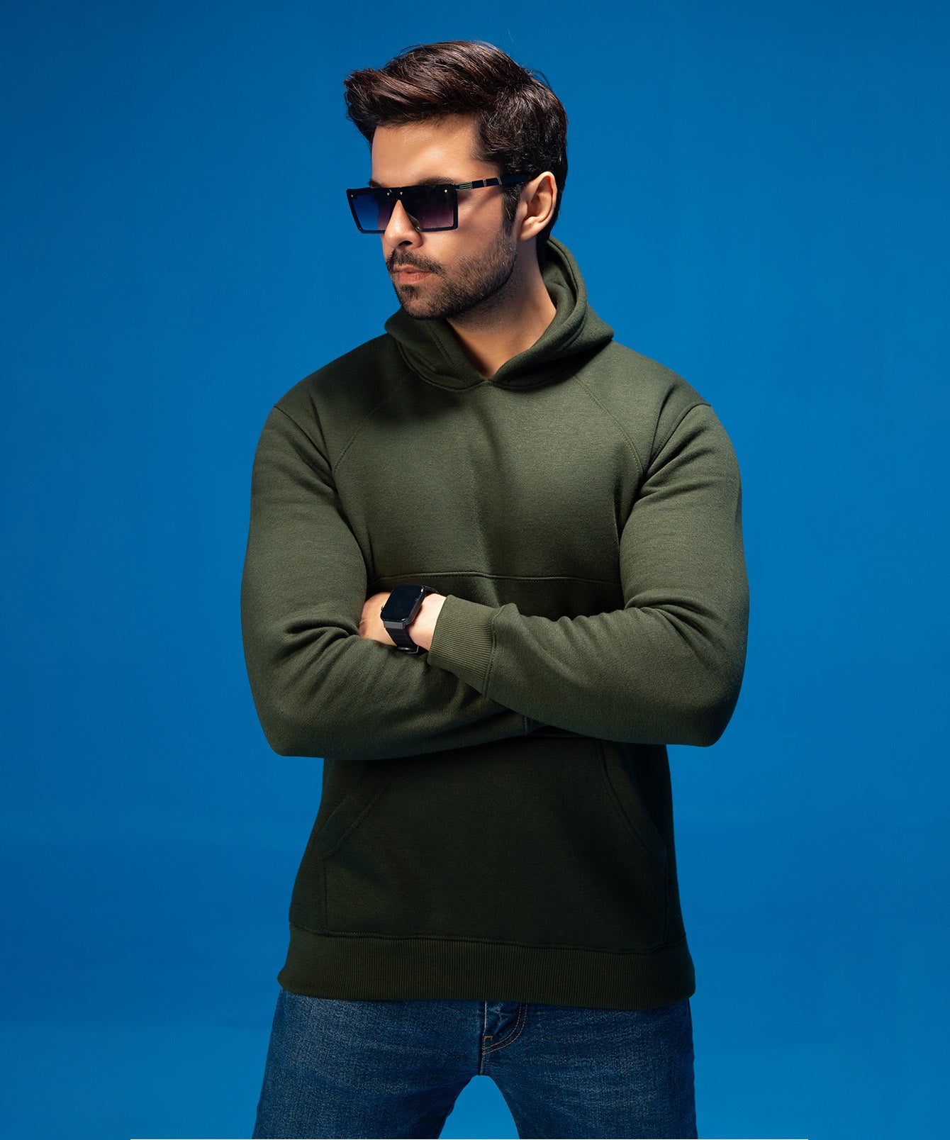 Moss Green Basic Hood