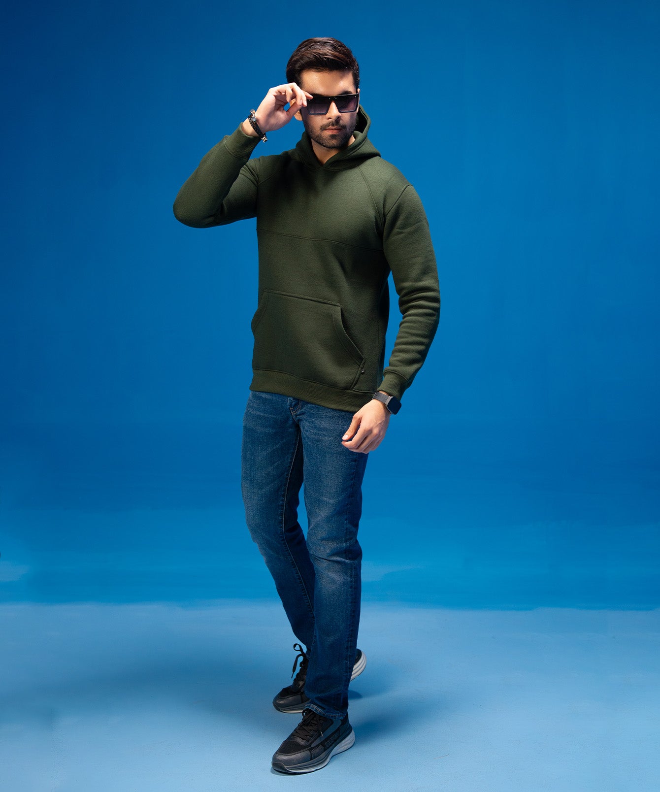 Moss Green Basic Hood